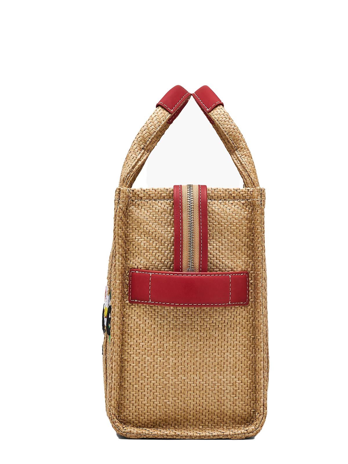 夏にピッタリ ★MARC JACOBS★THE TOTE BAG ラフィア ミディアム Tote Bag Marc Jacobs floral raffia | Quaranta Boutique Marc